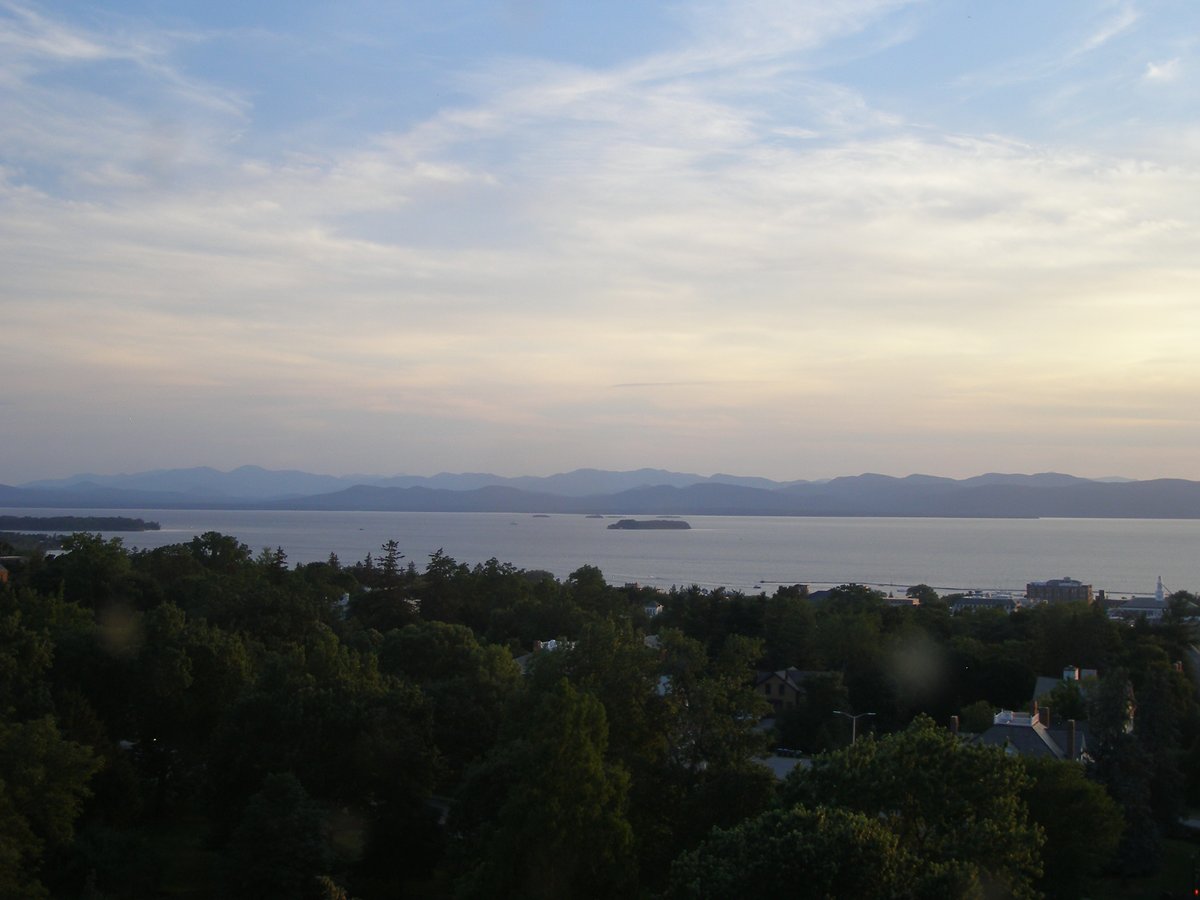 Left view, Burlington sunset on Saturday, July 5, 2025