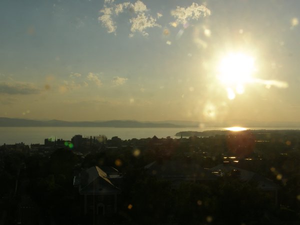 Burlington sunset on Sunday, July 6, 2025 at 7:58 PM EDT