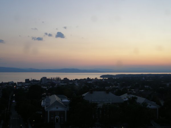 Burlington sunset on Sunday, July 6, 2025 at 8:58 PM EDT