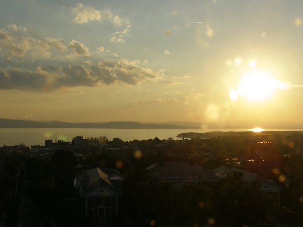 Burlington sunset on Sunday, July 6, 2025 at 8:13 PM EDT
