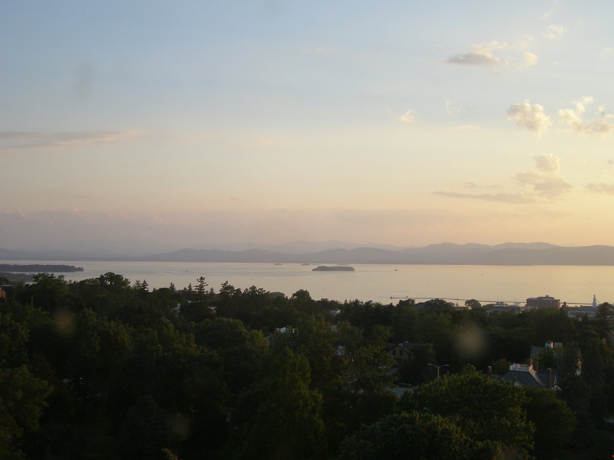 Left view, Burlington sunset on Sunday, July 6, 2025
