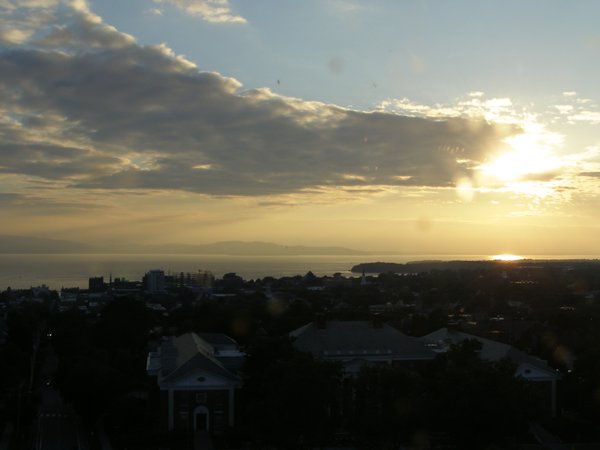 Burlington sunset on Tuesday, July 8, 2025 at 8:13 PM EDT