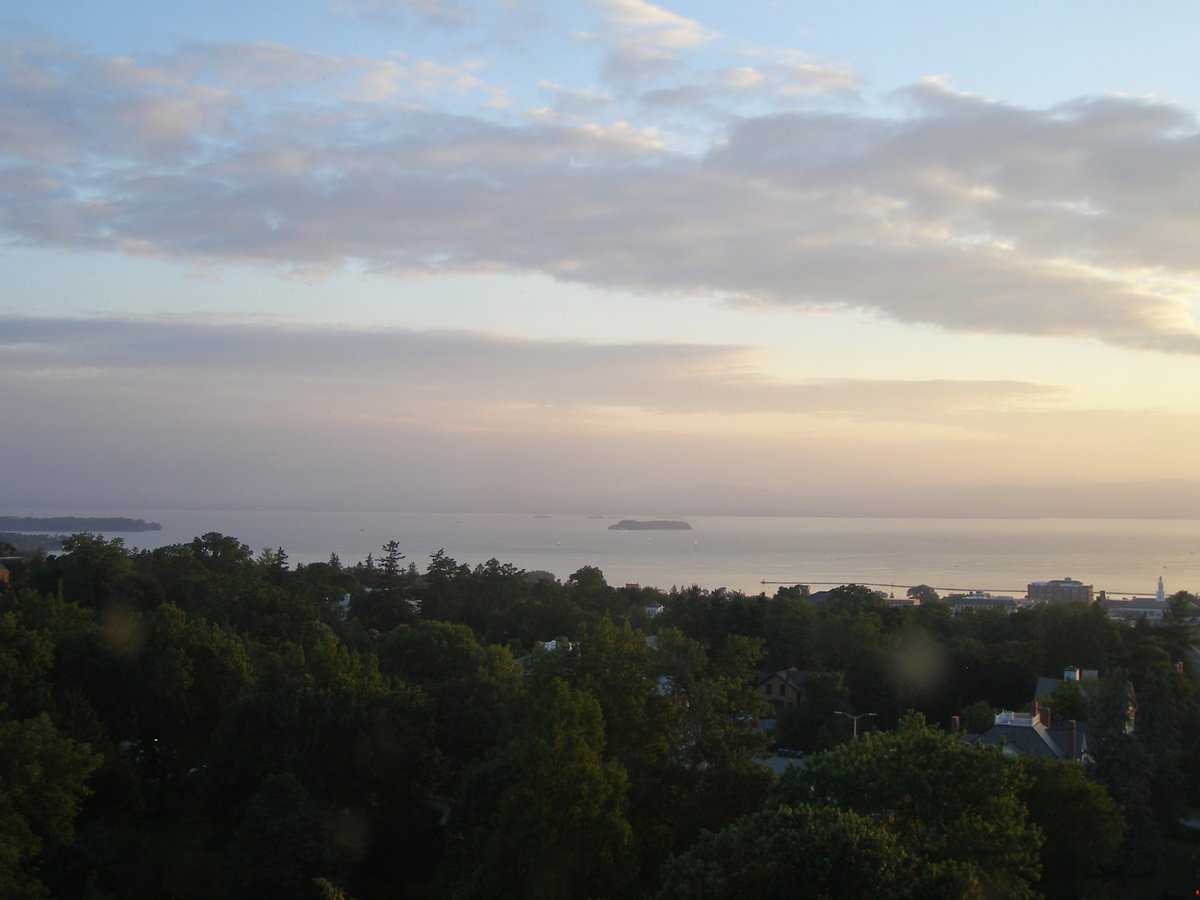 Left view, Burlington sunset on Tuesday, July 8, 2025