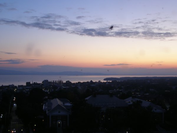 Burlington sunset on Tuesday, July 8, 2025 at 9:13 PM EDT