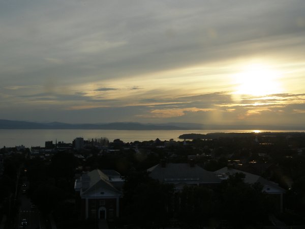 Burlington sunset on Wednesday, July 9, 2025 at 8:13 PM EDT