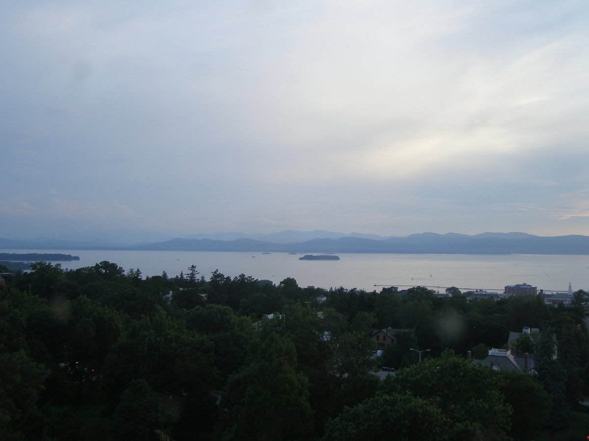 Left view, Burlington sunset on Wednesday, July 9, 2025