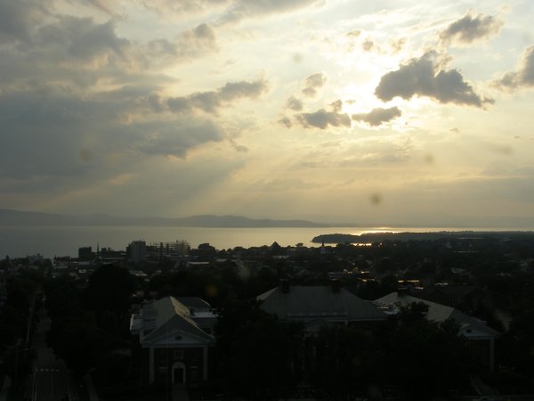 Burlington sunset on Friday, July 11, 2025 at 7:43 PM EDT