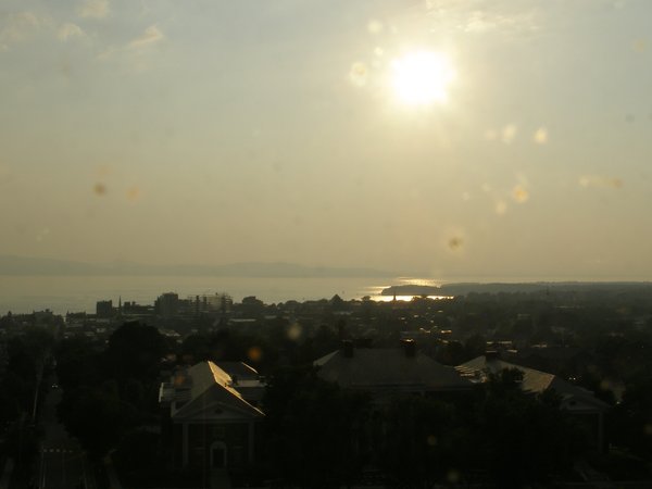 Burlington sunset on Tuesday, July 15, 2025 at 7:28 PM EDT