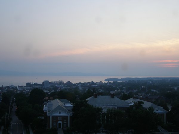 Burlington sunset on Tuesday, July 15, 2025 at 8:43 PM EDT
