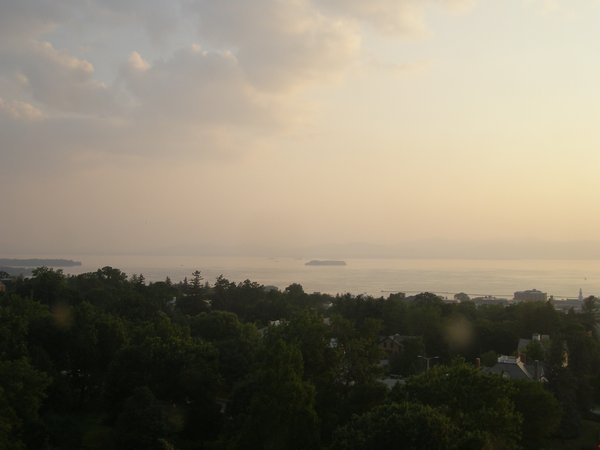 Burlington sunset on July 15 2025