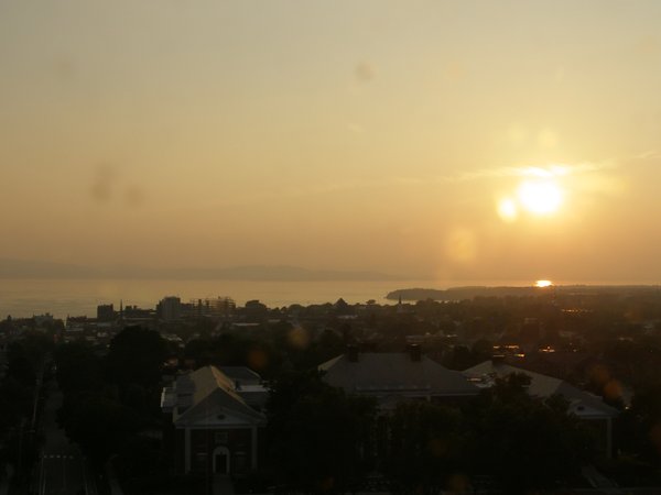 Burlington sunset on Tuesday, July 15, 2025 at 8:13 PM EDT
