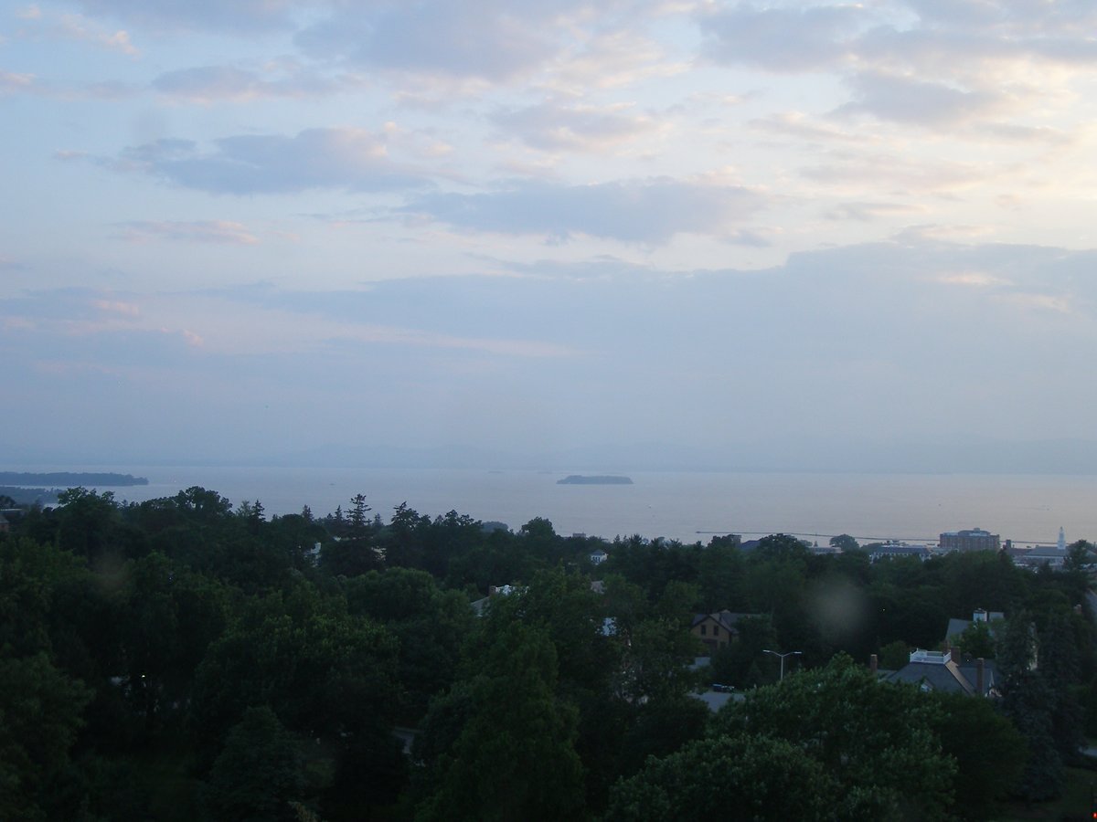 Left view, Burlington sunset on Wednesday, July 16, 2025