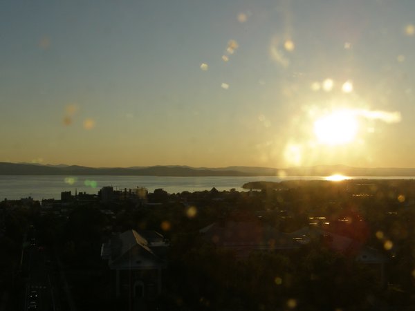 Burlington sunset on Friday, July 18, 2025 at 8:13 PM EDT