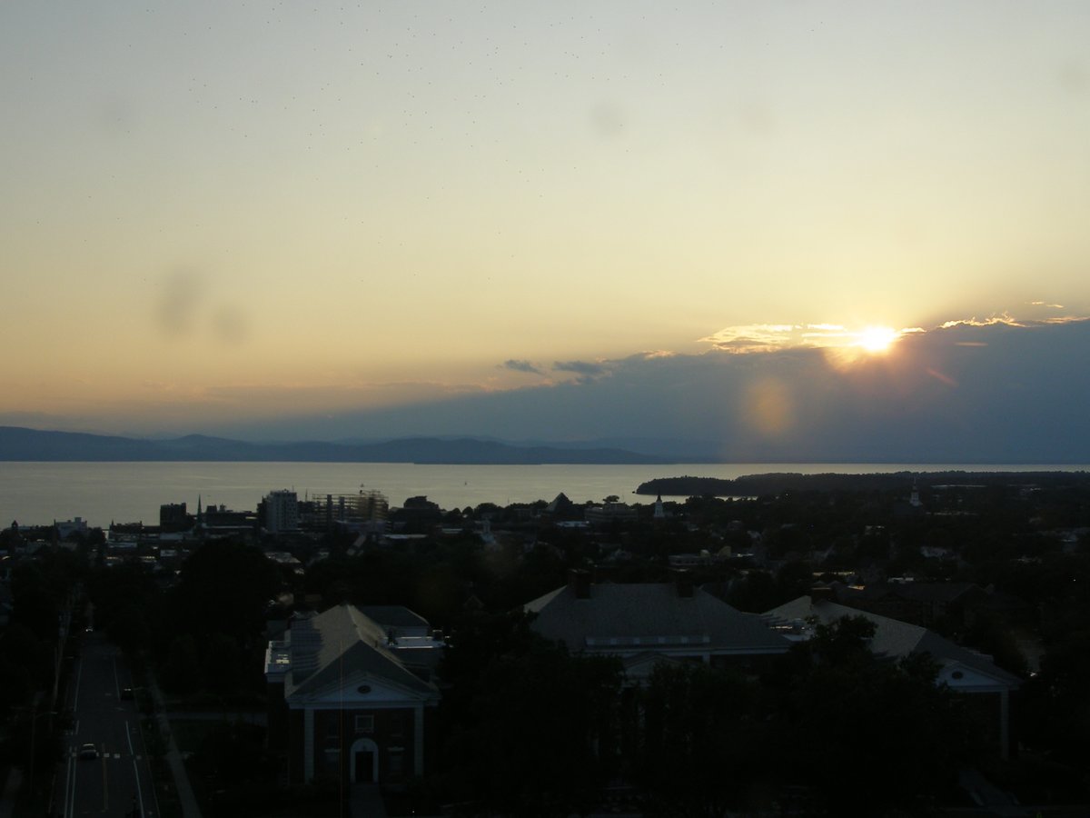 Right view, Burlington sunset on Sunday, July 20, 2025