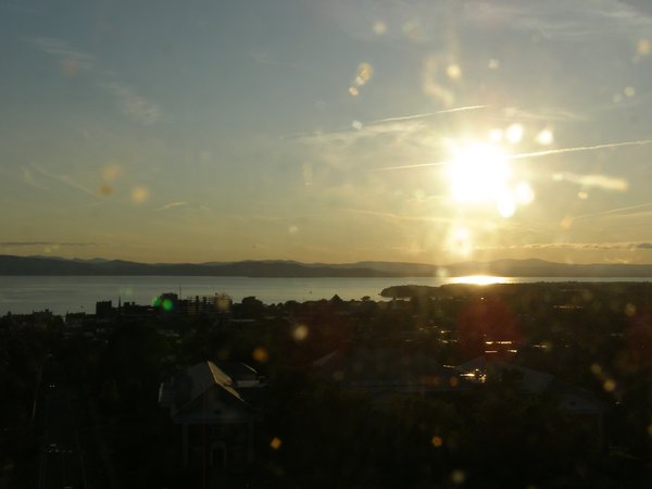 Burlington sunset on Tuesday, July 22, 2025 at 7:58 PM EDT