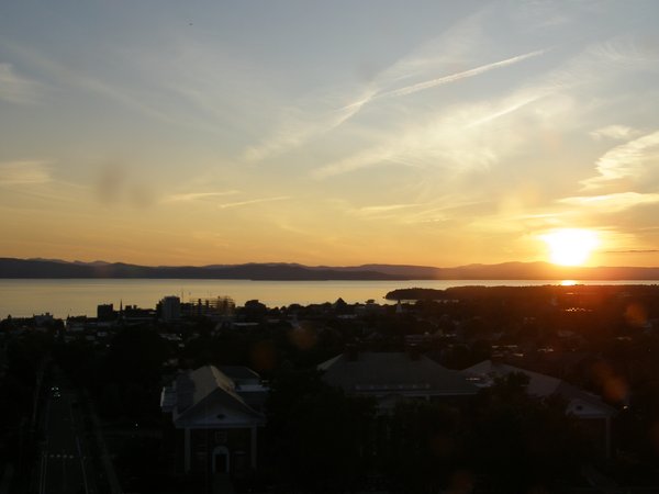 Burlington sunset on Tuesday, July 22, 2025 at 8:28 PM EDT