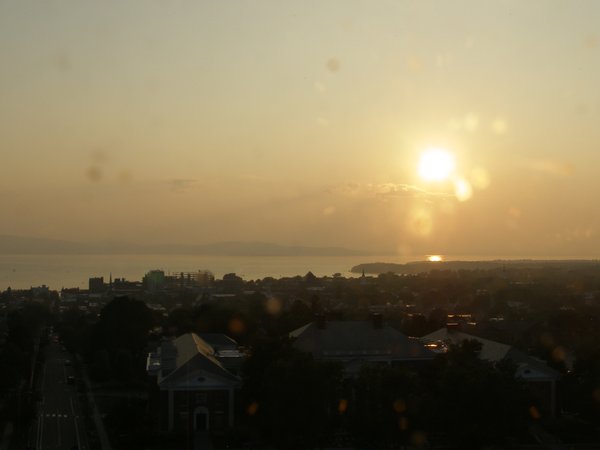 Burlington sunset on Friday, July 25, 2025 at 7:58 PM EDT