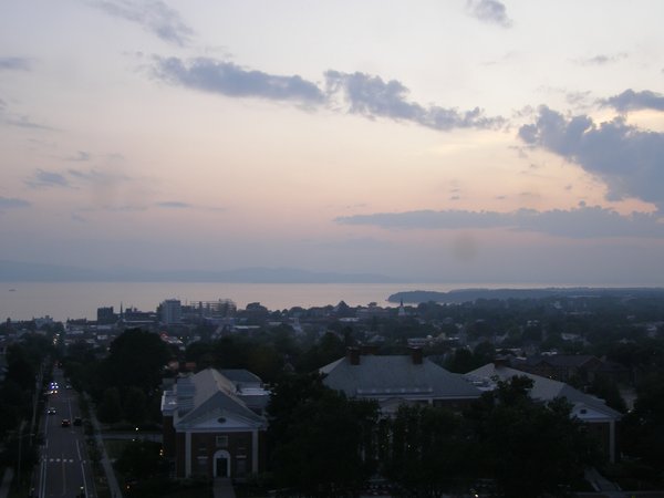Burlington sunset on Friday, July 25, 2025 at 8:43 PM EDT