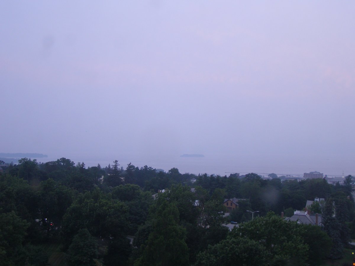 Left view, Burlington sunset on Saturday, July 26, 2025