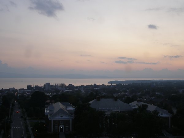 Burlington sunset on Sunday, July 27, 2025 at 8:43 PM EDT