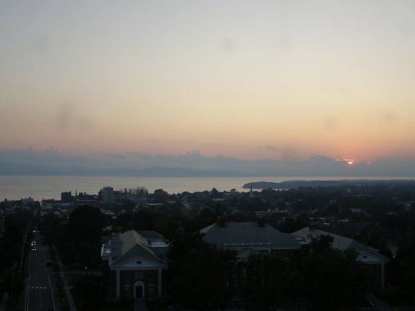 Burlington sunset on Sunday, July 27, 2025 at 8:28 PM EDT