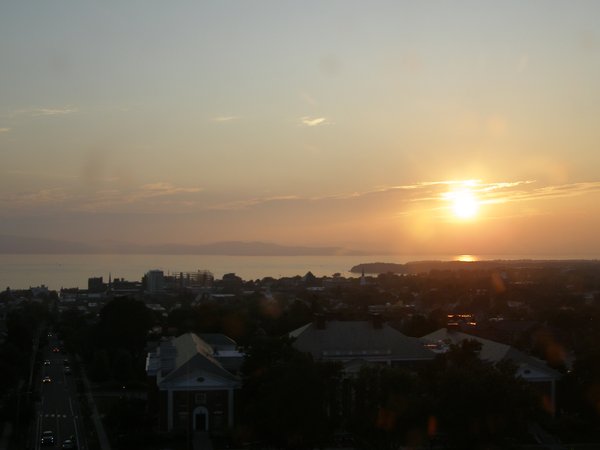 Burlington sunset on Monday, July 28, 2025 at 8:13 PM EDT