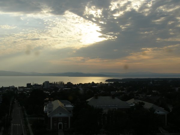 Burlington sunset on Tuesday, July 29, 2025 at 7:28 PM EDT