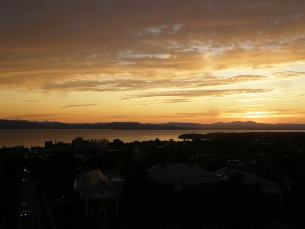 Burlington sunset on Thursday, July 31, 2025 at 8:28 PM EDT