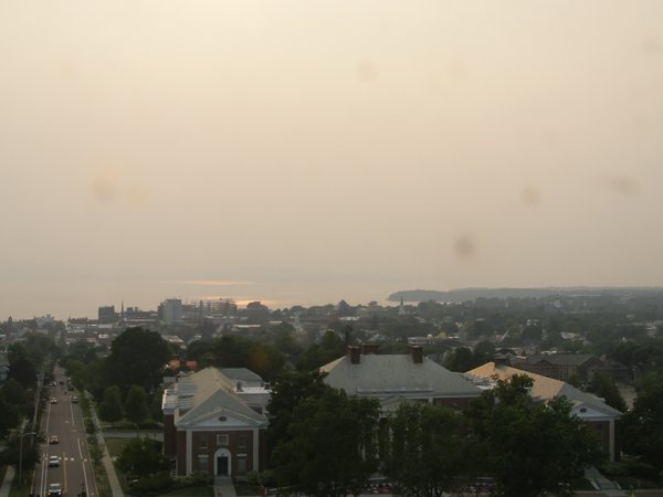 Burlington sunset on Sunday, August 3, 2025 at 6:28 PM EDT