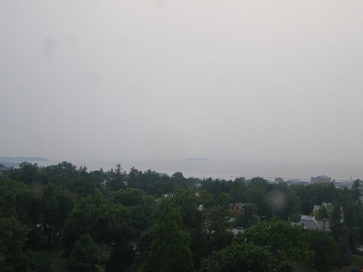 Left view, Burlington sunset on Sunday, August 3, 2025