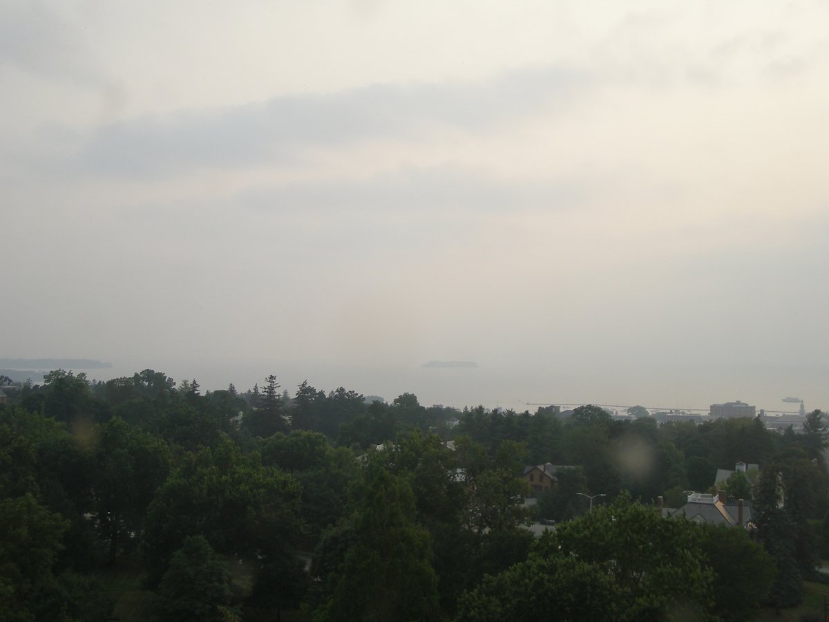 Left view, Burlington sunset on Monday, August 4, 2025