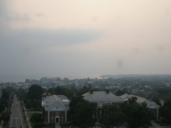 Burlington sunset on Monday, August 4, 2025 at 7:28 PM EDT