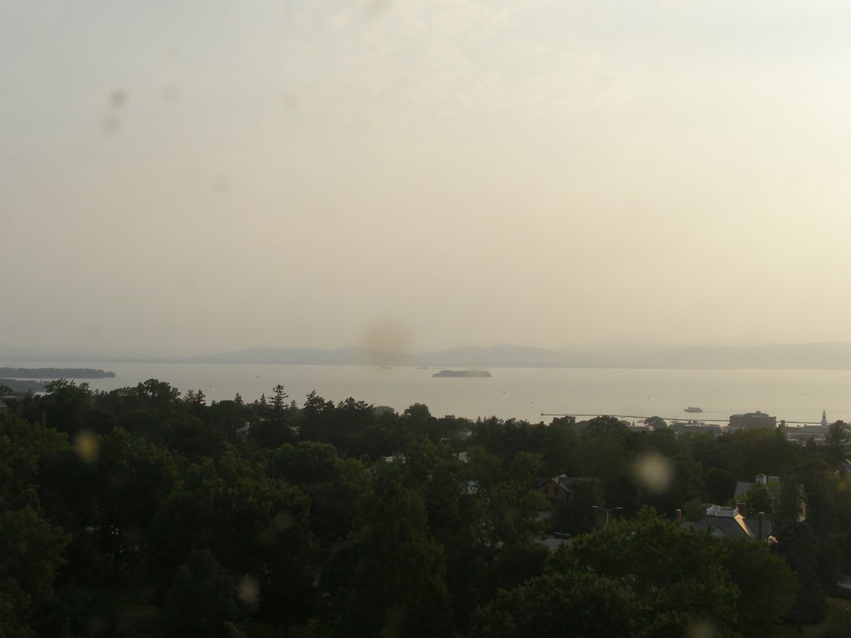 Left view, Burlington sunset on Wednesday, August 6, 2025