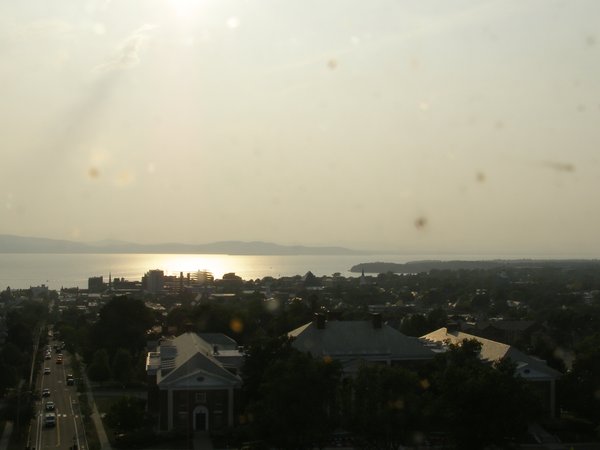 Burlington sunset on Wednesday, August 6, 2025 at 6:28 PM EDT