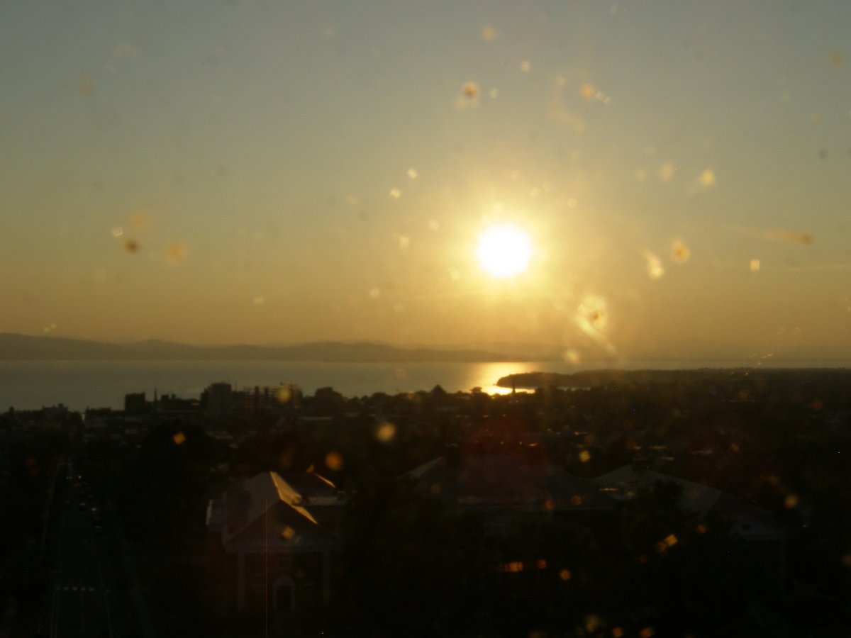 Right view, Burlington sunset on Monday, August 11, 2025