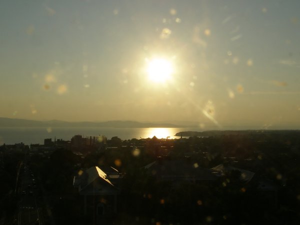 Burlington sunset on Monday, August 11, 2025 at 7:28 PM EDT