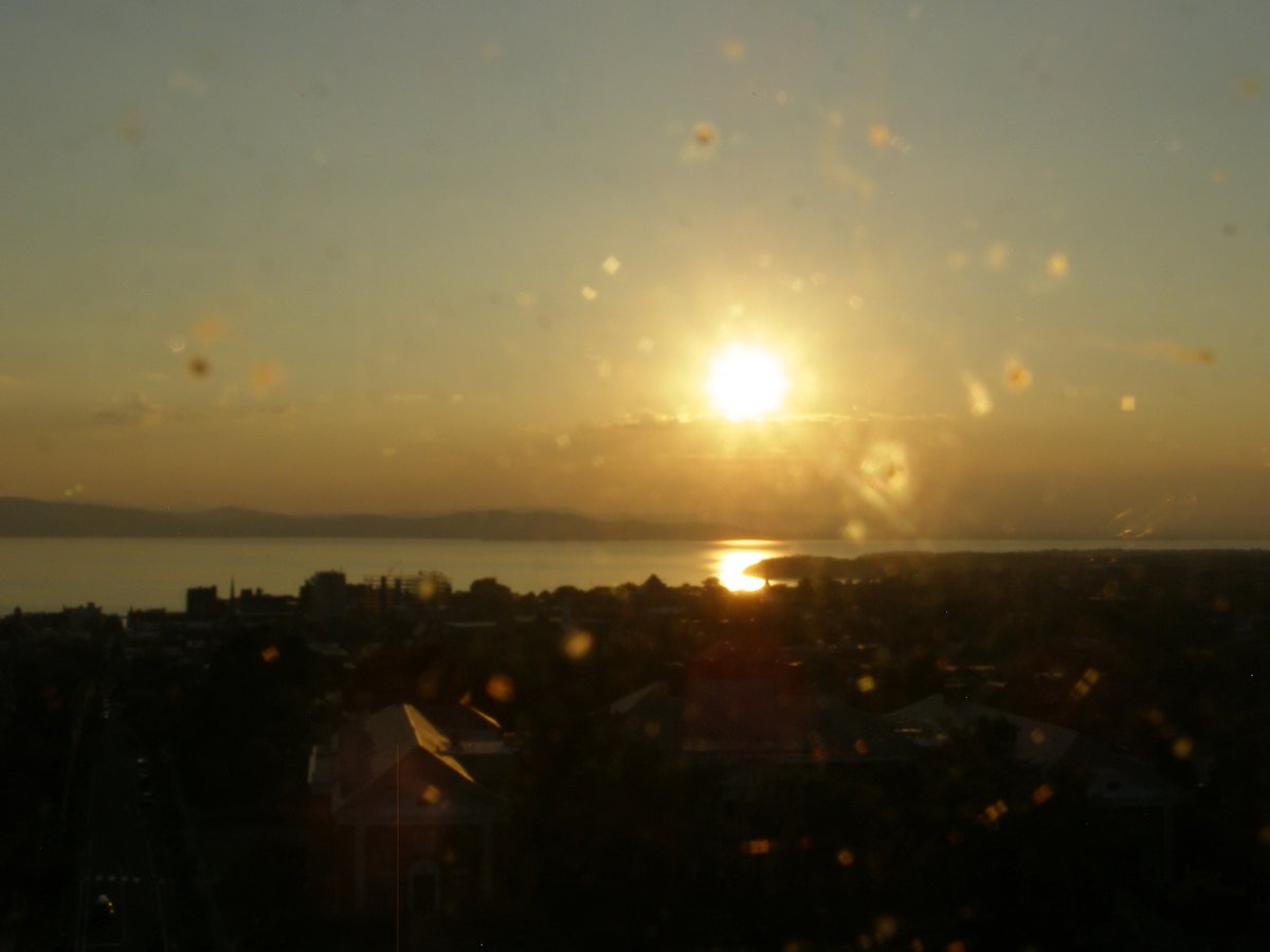 Right view, Burlington sunset on Tuesday, August 12, 2025