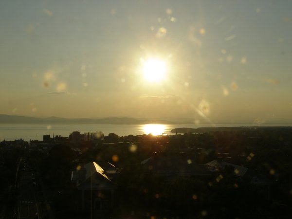 Burlington sunset on Tuesday, August 12, 2025 at 7:28 PM EDT