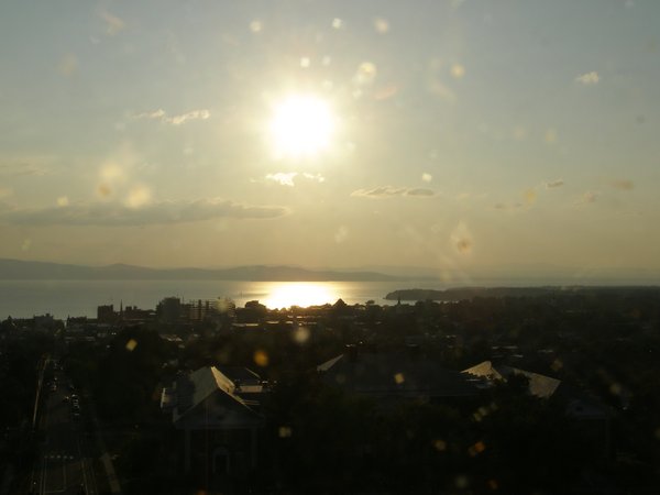 Burlington sunset on Thursday, August 14, 2025 at 7:13 PM EDT