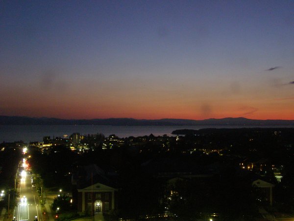 Burlington sunset on Thursday, August 14, 2025 at 8:58 PM EDT