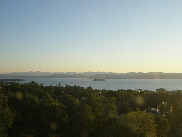 Burlington sunset on Friday, August 15, 2025 at 7:43 PM EDT