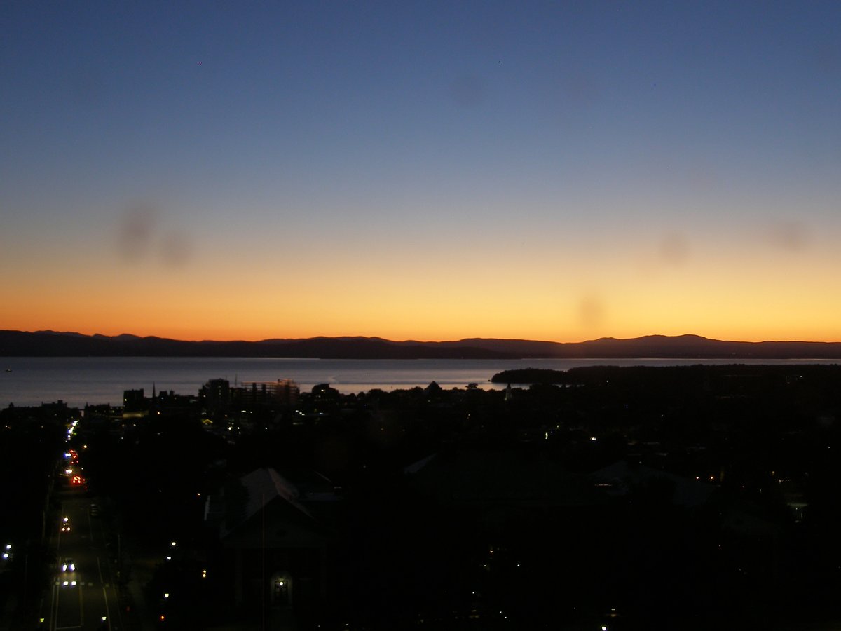 Right view, Burlington sunset on Friday, August 15, 2025