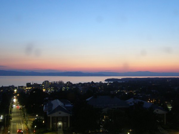 Burlington sunset on Saturday, August 16, 2025 at 8:43 PM EDT