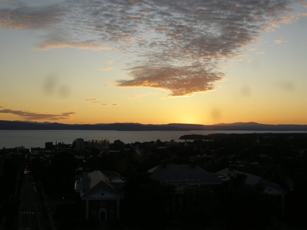 Burlington sunset on Wednesday, August 20, 2025 at 7:58 PM EDT