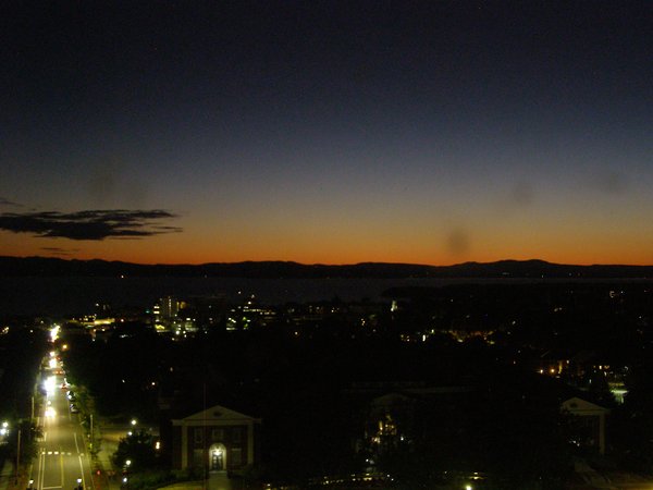 Burlington sunset on Wednesday, August 20, 2025 at 8:58 PM EDT
