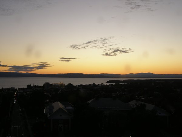 Burlington sunset on Wednesday, August 20, 2025 at 8:13 PM EDT