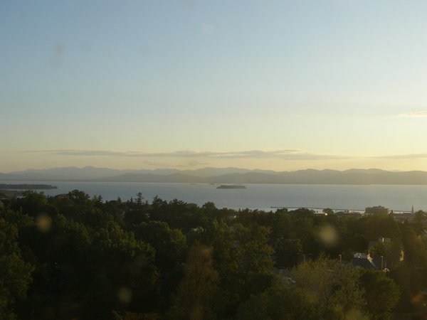 Burlington sunset on Thursday, August 21, 2025 at 7:28 PM EDT