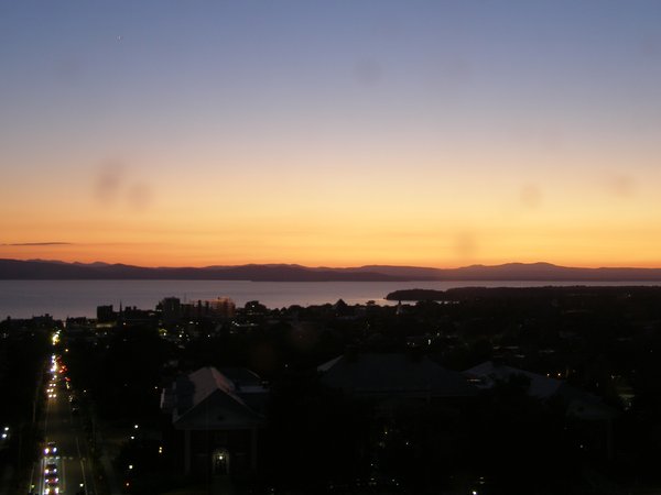 Burlington sunset on Thursday, August 21, 2025 at 8:28 PM EDT