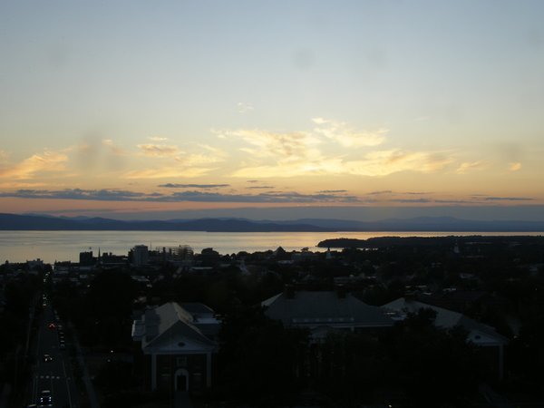 Burlington sunset on Friday, August 22, 2025 at 7:58 PM EDT