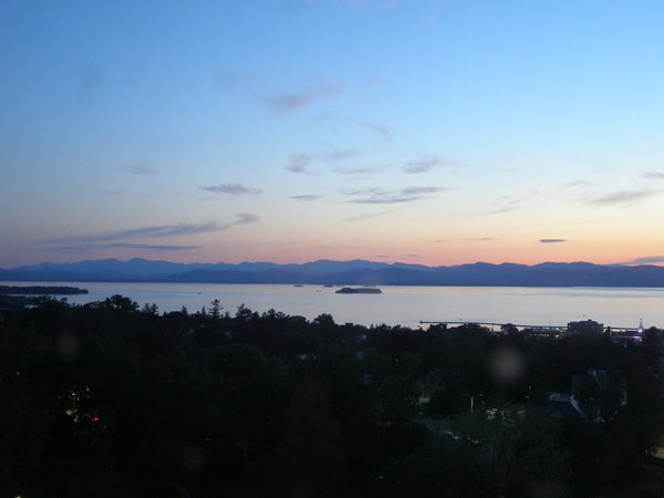 Burlington sunset on Friday, August 22, 2025 at 8:28 PM EDT